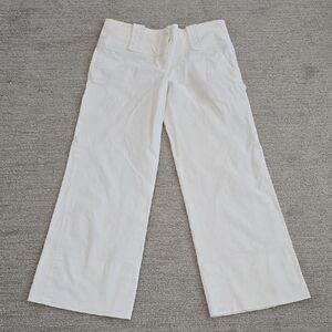 Burberry White Wide Leg Pants